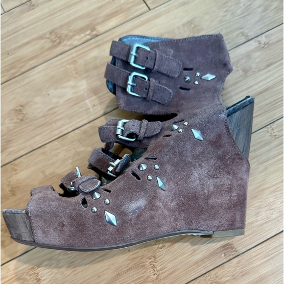 New Sam Edelman kinley wedge platform sandals - Picture 8 of 12